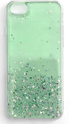 Wozinsky Star Glitter błyszczące etui z brokatem Samsung Galaxy S21+ 5G (S21 Plus 5G) zielony