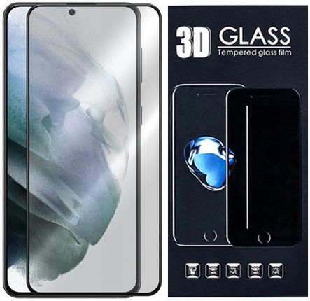 Telforceone Szkło hartowane Tempered Glass 10D do Samsung S21 / S21 5G czarna ramka