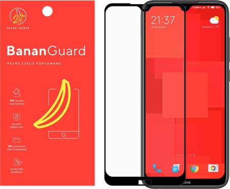Polski Banan Szkło hartowane 3D BananGuard czarne do Xiaomi Redmi Note 8T