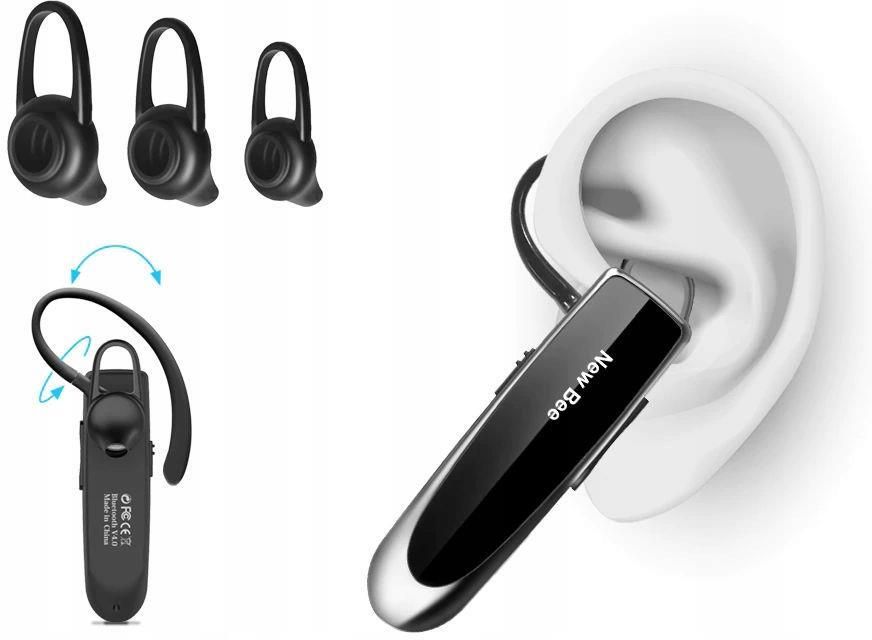 NEW BEE LC-B41 słuchawka Bluetooth 5.0 do rozmów NB-LC-B41-BK - zdjęcie 6 NEW BEE LC-B41 słuchawka Bluetooth 5.0 do rozmów NB-LC-B41-BK