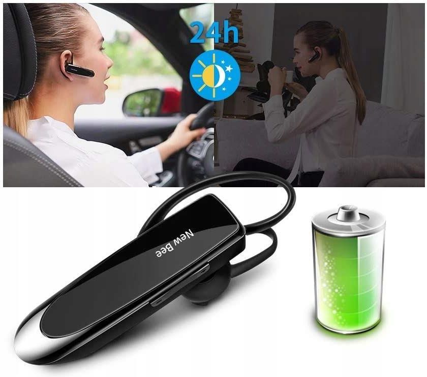 NEW BEE LC-B41 słuchawka Bluetooth 5.0 do rozmów NB-LC-B41-BK - zdjęcie 10 NEW BEE LC-B41 słuchawka Bluetooth 5.0 do rozmów NB-LC-B41-BK