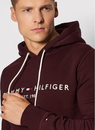 こぬページ Tommy Hilfiger Bluza Logo MW0MW11599 Bordowy Regular Fit