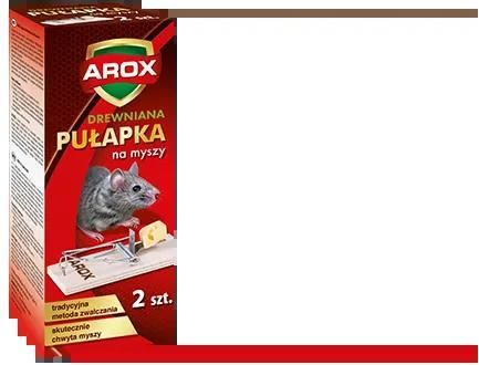 Arox Pułapka Na Myszy Drewniana 2szt.