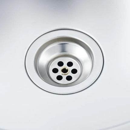 vidaXL Z Ociekaczem Srebrny 500X600X155Mm Stal 147230 - zdjęcie 2
