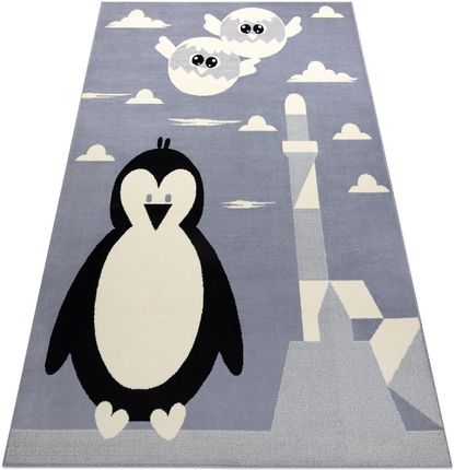 Dywany Łuszczów Dywan BCF FLASH Penguin 3997, szary, 200x300 cm