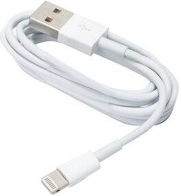 Kabel USB - Lightning 1,5 m 1A biały woreczek