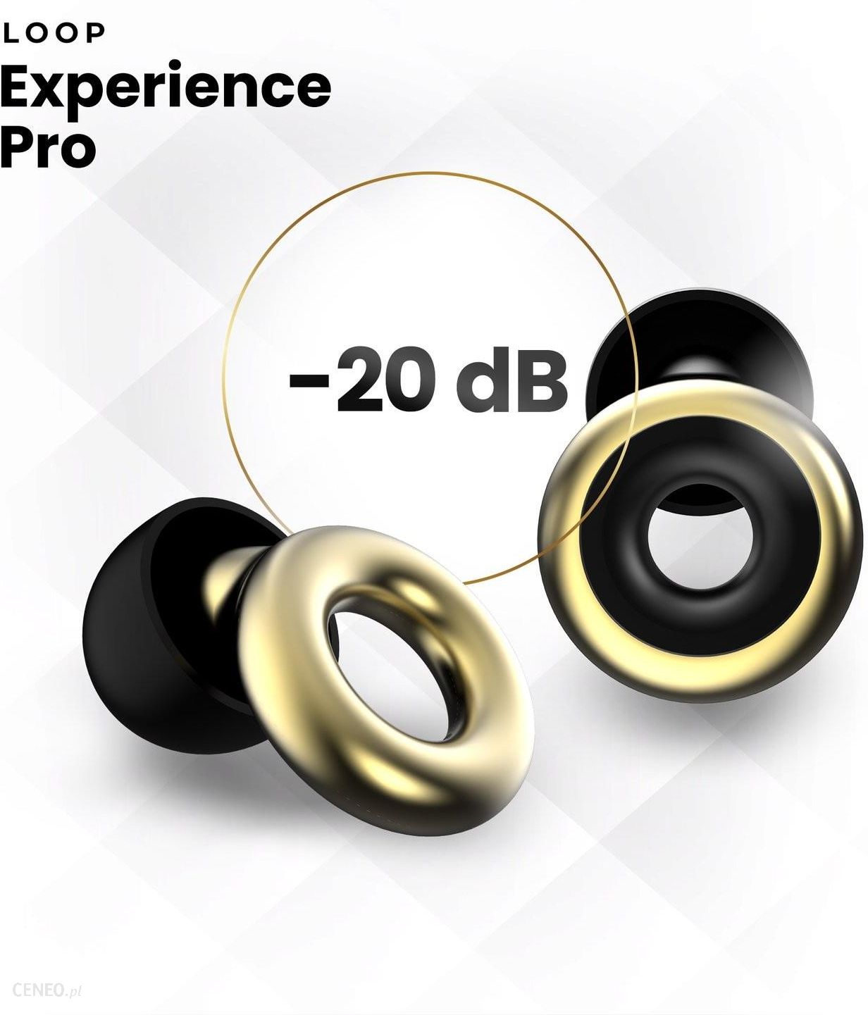 Stopery dla Muzyków LOOP Earplugs EXPERIENCE Gold - loop-exp1-gold -  10063829780 