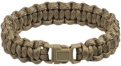 Mil-Tec Survival Bransoletka Paracord 15Mm Coyote