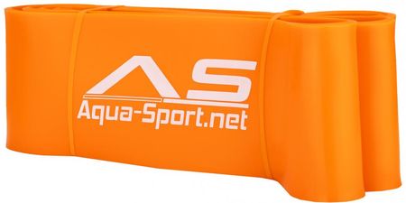 Aqua-Sport Guma Taśma Do Ćwiczeń Oporowe Podciągania Superband Orange Opór Gumy: 37 110Kg Szerokość 83Mm (AS2080)