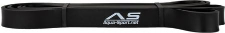 Aqua-Sport Guma Taśma Do Ćwiczeń Oporowe Podciągania Superband Black (AS2080)