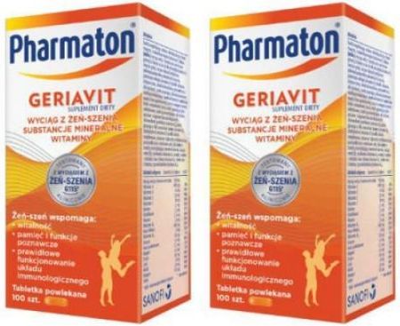 Pharmaton Geriavit 2X100Tabl