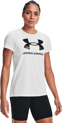 Damska koszulka treningowa z nadrukiem UNDER ARMOUR Live Sportstyle Graphic SSC