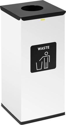 Ulsonix Kosz Do Segregacji Śmieci 60l Biały Odpady Zmieszane ULXGB3