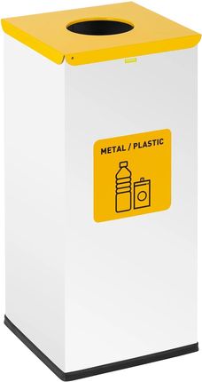Ulsonix Kosz Do Segregacji Śmiecil Biały Tworzywa Sztuczne I Metale ULXGB5