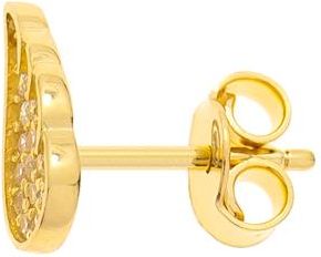Leksus Gold& Silver Złote kolczyki skrzydło anioła z cyrkoniami - pr. - 585 GP0760102 - zdjęcie 2 Leksus Gold& Silver Złote kolczyki skrzydło anioła z cyrkoniami - pr. - 585 GP0760102
