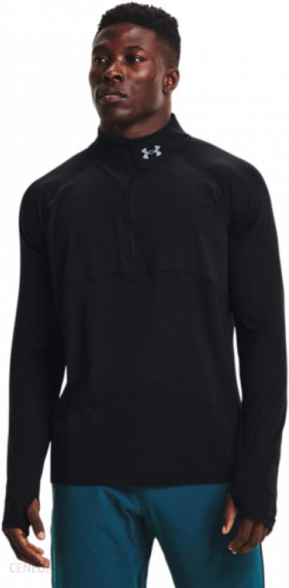 Seamless Zip Sweatshirt Black Melange