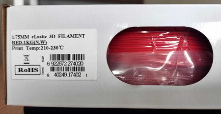 eSun eLastic (TPE-85A) Filament Czerwony 1.75mm