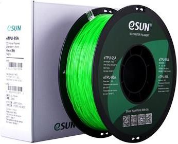 eSun eTPU-95A Filament Transparentny Zielony 1.75mm