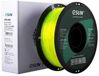 eSun eTPU-95A Filament Transparentny Żółty 1.75mm