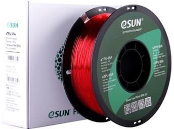 eSun eTPU-95A Filament Transparentny Czerwony 1.75mm
