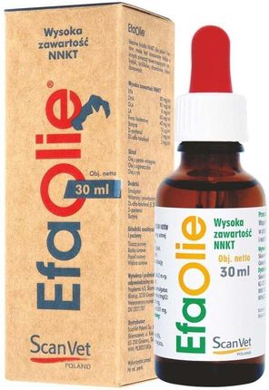 Scanvet Efa Olie 30Ml Naturalny Preparat Wspomagający Leczenie Chorób Skóry