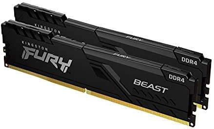 Pamięć RAM Kingston Fury Beast DDR4 64GB 3200MHz CL16 (KF432C16BBK264)