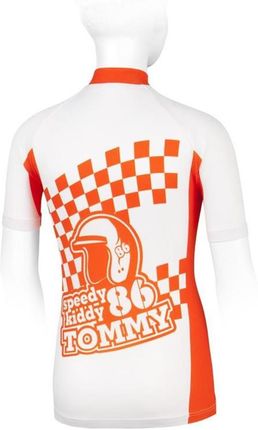 ACCENT Koszulka chłopięca Tommy pomarańczowo-biała 610-33-14-L/XL
