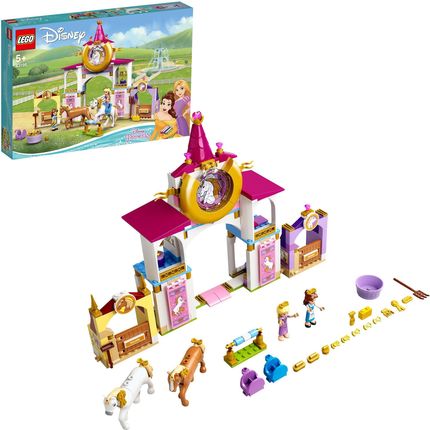 LEGO I Disney Princess 43195 Królewskie stajnie Belli i Roszpunki