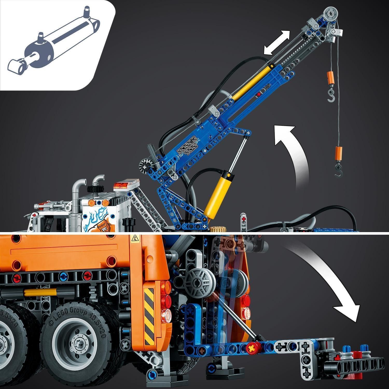 LEGO Technic 42128 Ciężki samochód pomocy drogowej - zdjęcie 7 LEGO Technic 42128 Ciężki samochód pomocy drogowej