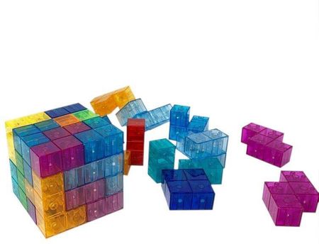 X Bida Klocki Magnetyczne Big Magic Cubes 34El.