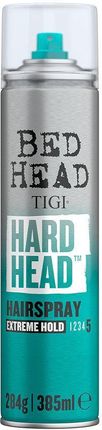 Tigi Bedhead Hard Head Hairspray Extreme Hold lakier do włosów 385 ml