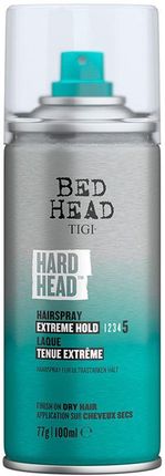 Tigi Bedhead Mini Hard Head Hairspray lakier do włosów Extreme Hold 100 ml