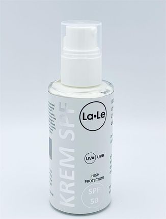 Krem La-Le ochronny z filtrem mineralnym UVA/UVB – SPF 50 na dzień 50ml