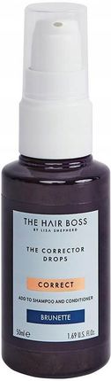 The Hair Boss Brunette Corrector Kropelki korygujące ciemny kolor włosów 50 ml