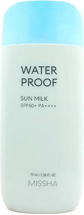 Krem Missha All Around Safe Block Water Proof Sun Milk SPF50+ PA++++ wodoodporny przeciwsłoneczny na dzień 70ml