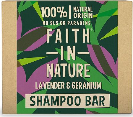 Faith In Nature Lavender & Geranium Szampon Organiczny Z Lawendą 85 g