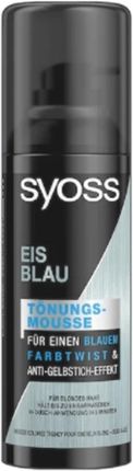 Syoss Eis Blau Mus do włosów lodowy błękit 120ml