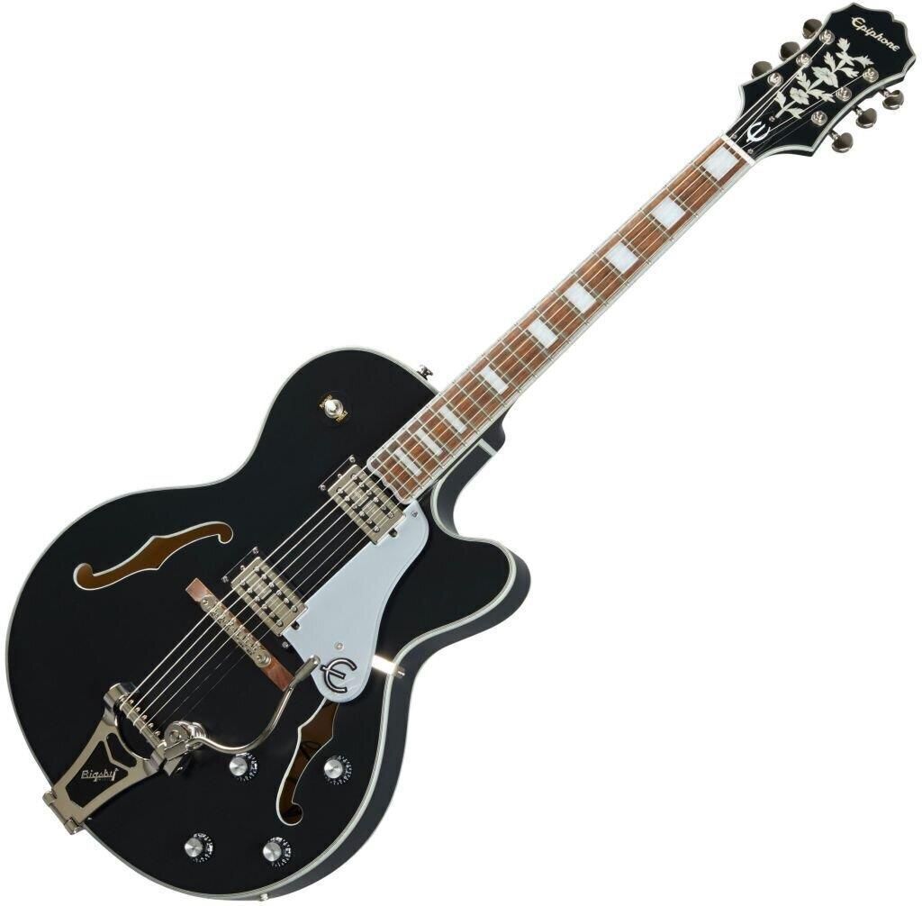 Epiphone エンペラースイングスター Epiphone Emperor Swingster Black Aged Gloss - Ceny i opinie
