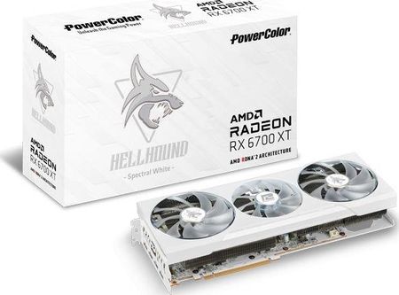 Power Color Radeon Rx 6700Xt Hellhound Spectral White