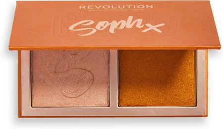 Makeup Revolution X Soph Paleta Rozświetlaczy Honey Glaze