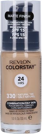 Revlon Colorstay 24H Podkład Kryjąco-Matujący Cera Mieszana I Tłusta 330 Natural Tan 30 ml
