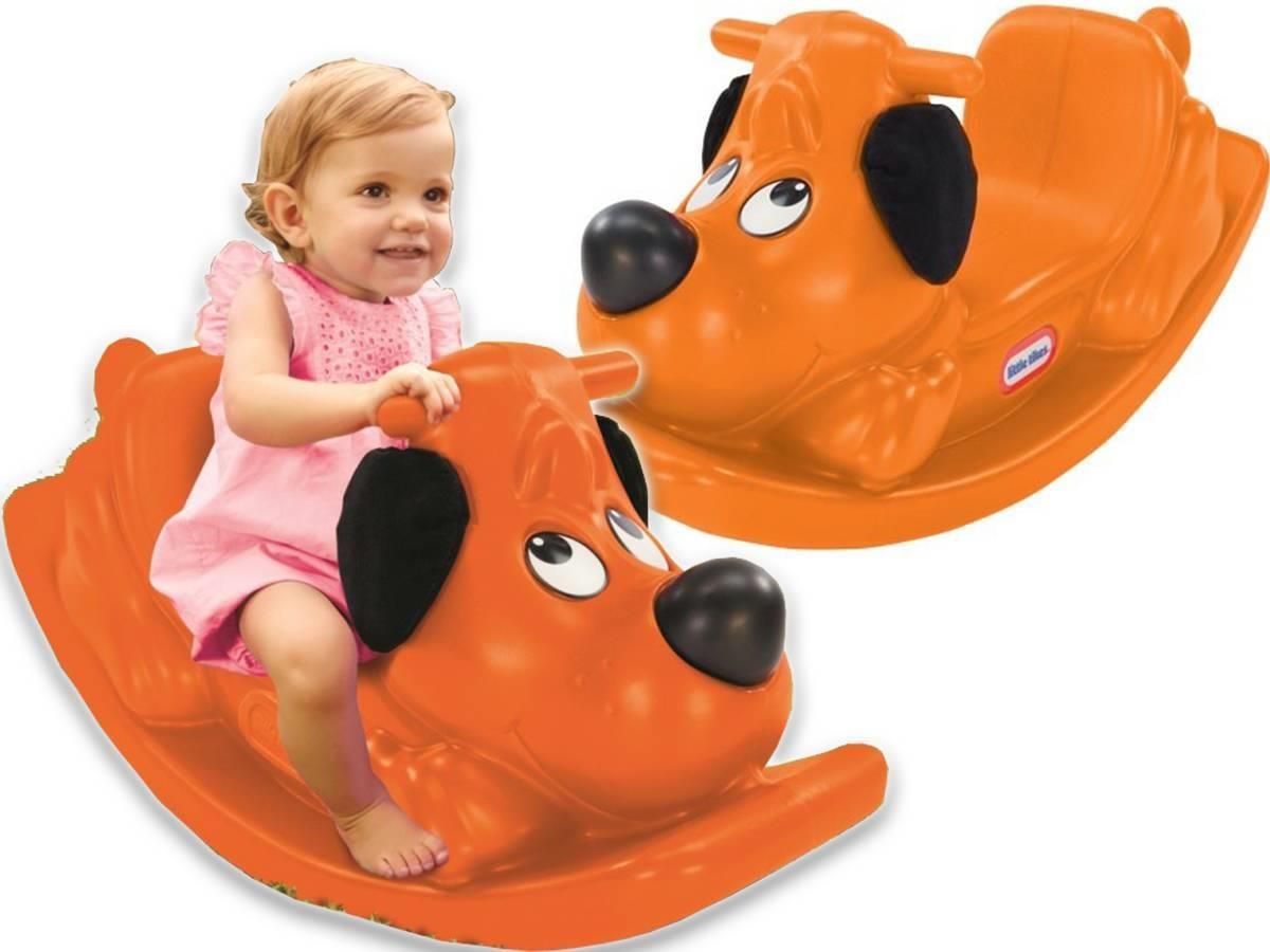 Little Tikes Piesek Na Biegunach Bujak Pomarańczowy 174278 - zdjęcie 1 Little Tikes Piesek Na Biegunach Bujak Pomarańczowy 174278