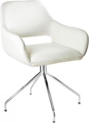 Unique Krzesło Obrotowe Talia Białe