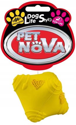 Aqua Nova Dog Life Style Piłka Wariatka 5Cm Żółta O Zapachu Wanilii
