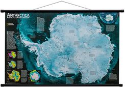 Zdjęcie National Geographic Geographic Mapa Ścienna Antarktyda 1:9 200 000 - Głowno