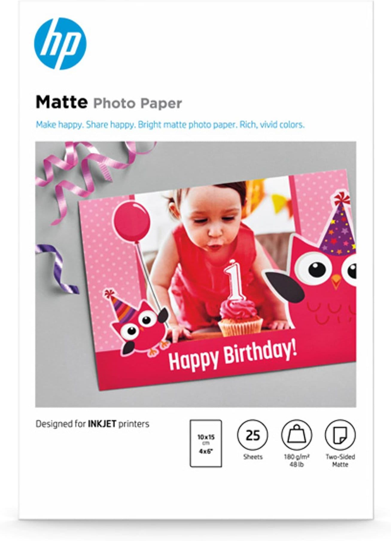 Papier fotograficzny Bmg Hp Matte Fsc Photo Paper 4X6 25 Sheets