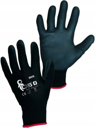 Rękawiczki Robocze Brita Cxs Poliur.8 Czarne X120