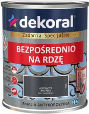 Dekoral Emalia Antykorozyjna Antracyt Mat 0,65l
