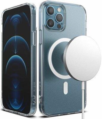 RINGKE Fusion Magnetic MagSafe do Apple iPhone 12/12 Pro Przezroczysty Matowy