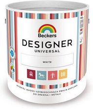 Zdjęcie Beckers Emalia Designer Universal White Mat 2,5 L - Mrocza